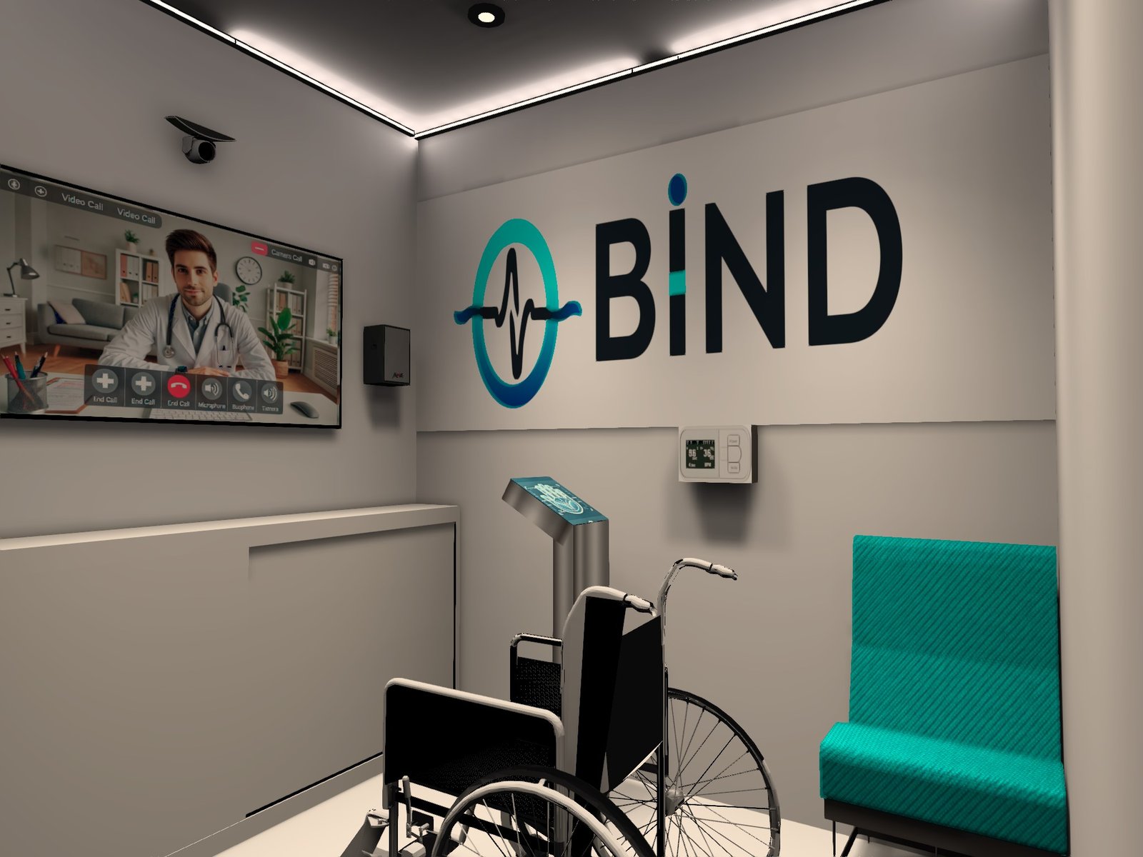 Cabina de Telemedicina BinD - Accesibilidad
